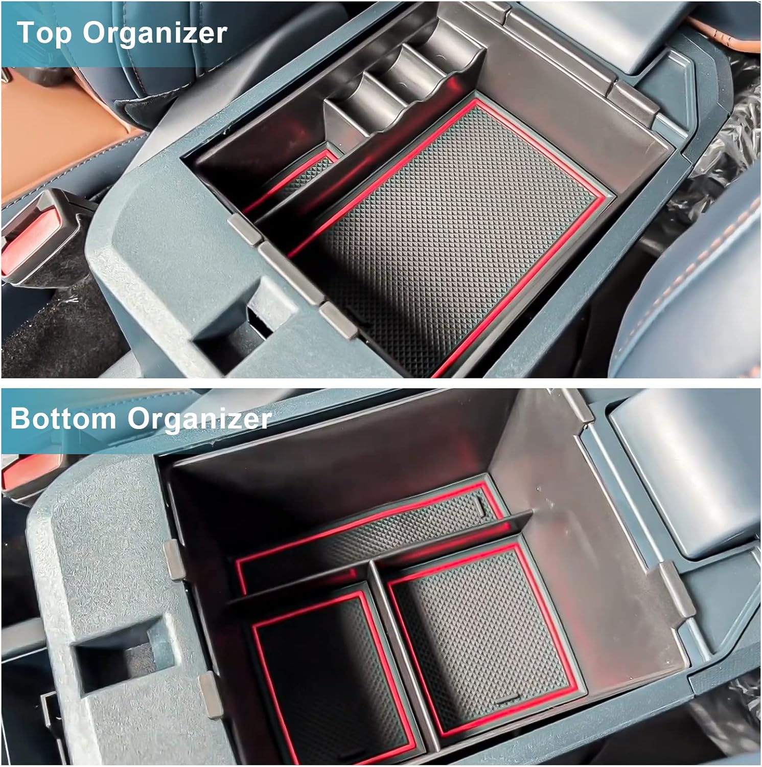 CDEFG 2022-2025 Maverick Center Console Organizer Tray 2-Pack