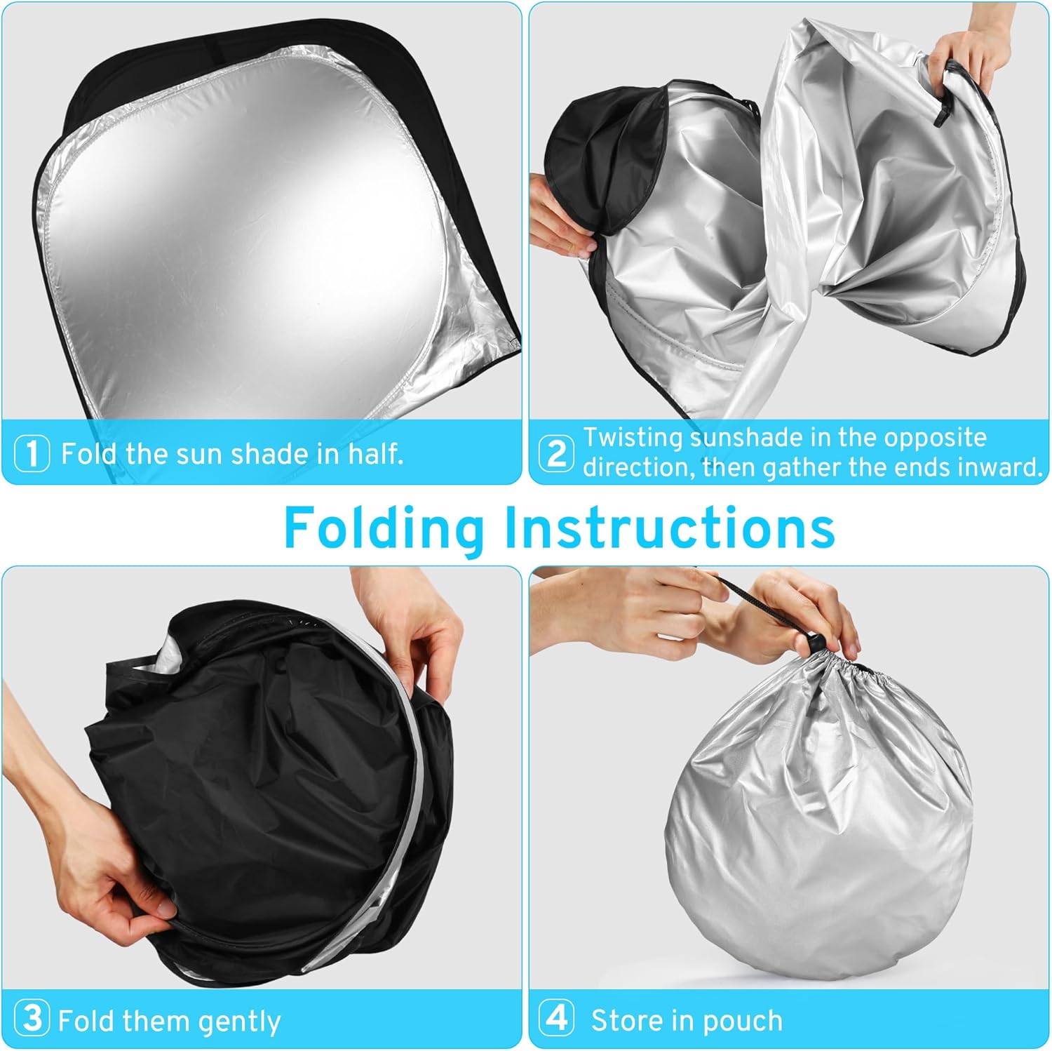 XHRING Windshield Sun Shade for Volvo XC40 2023-2026