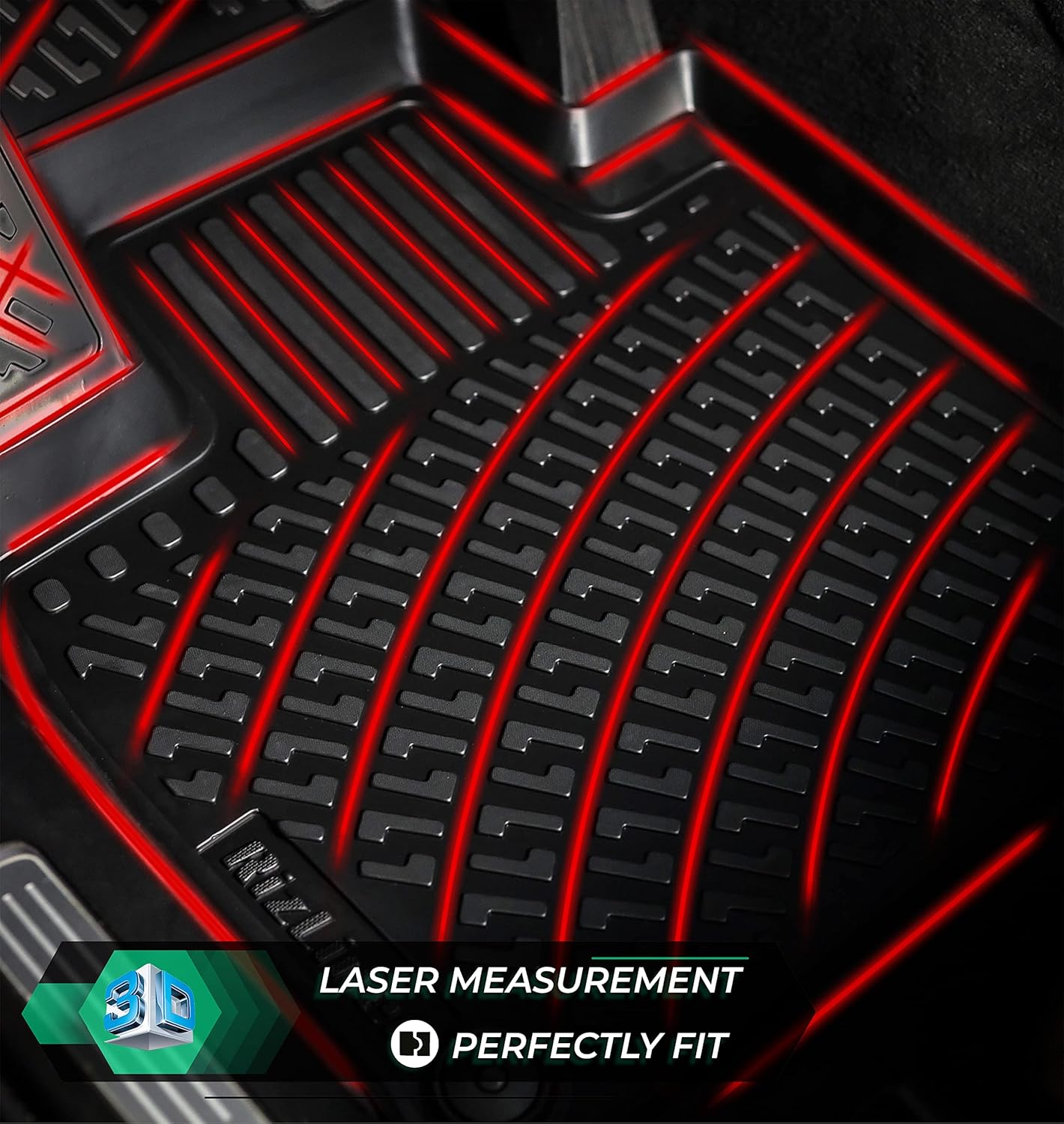 RizLiner Ford Maverick 2022-2026 Floor Mats Black Non-Slip