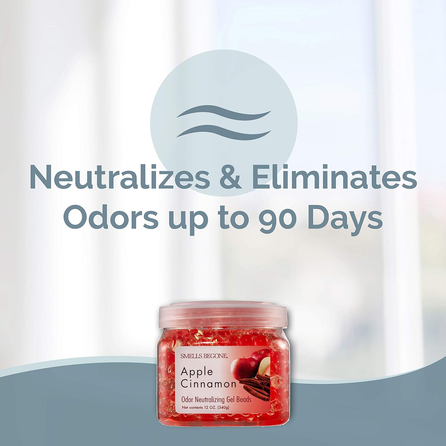 Smells Gone Odor Eliminator Gel Beads 12 Ounce
