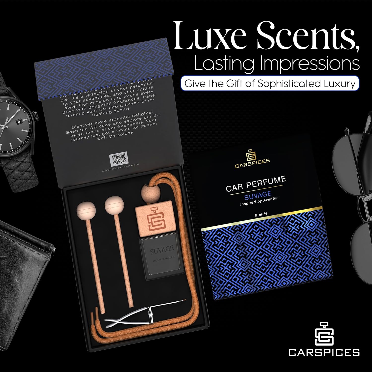 CARSPICES Suvage Fragrance Diffuser - Luxury Car Scent