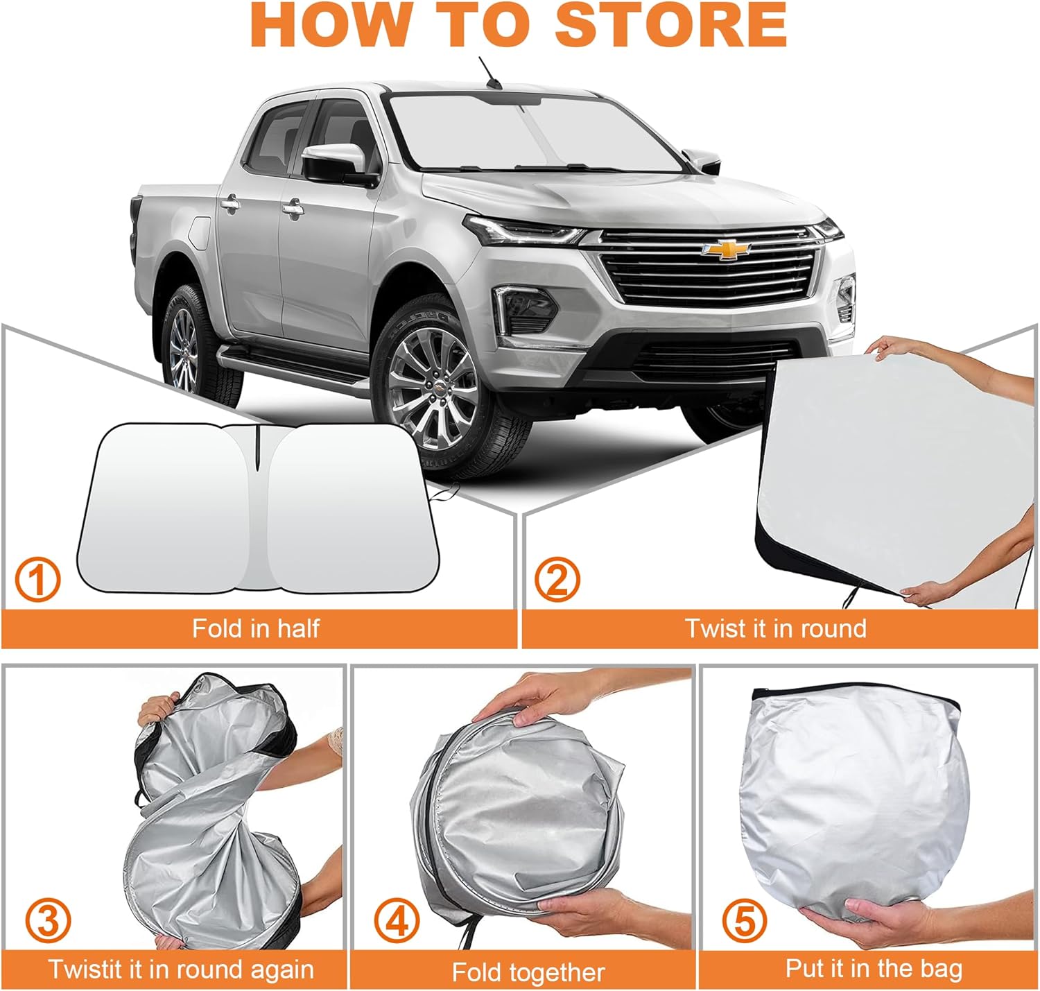 Chevrolet Colorado Windshield Sun Shade 2023 2024 2025