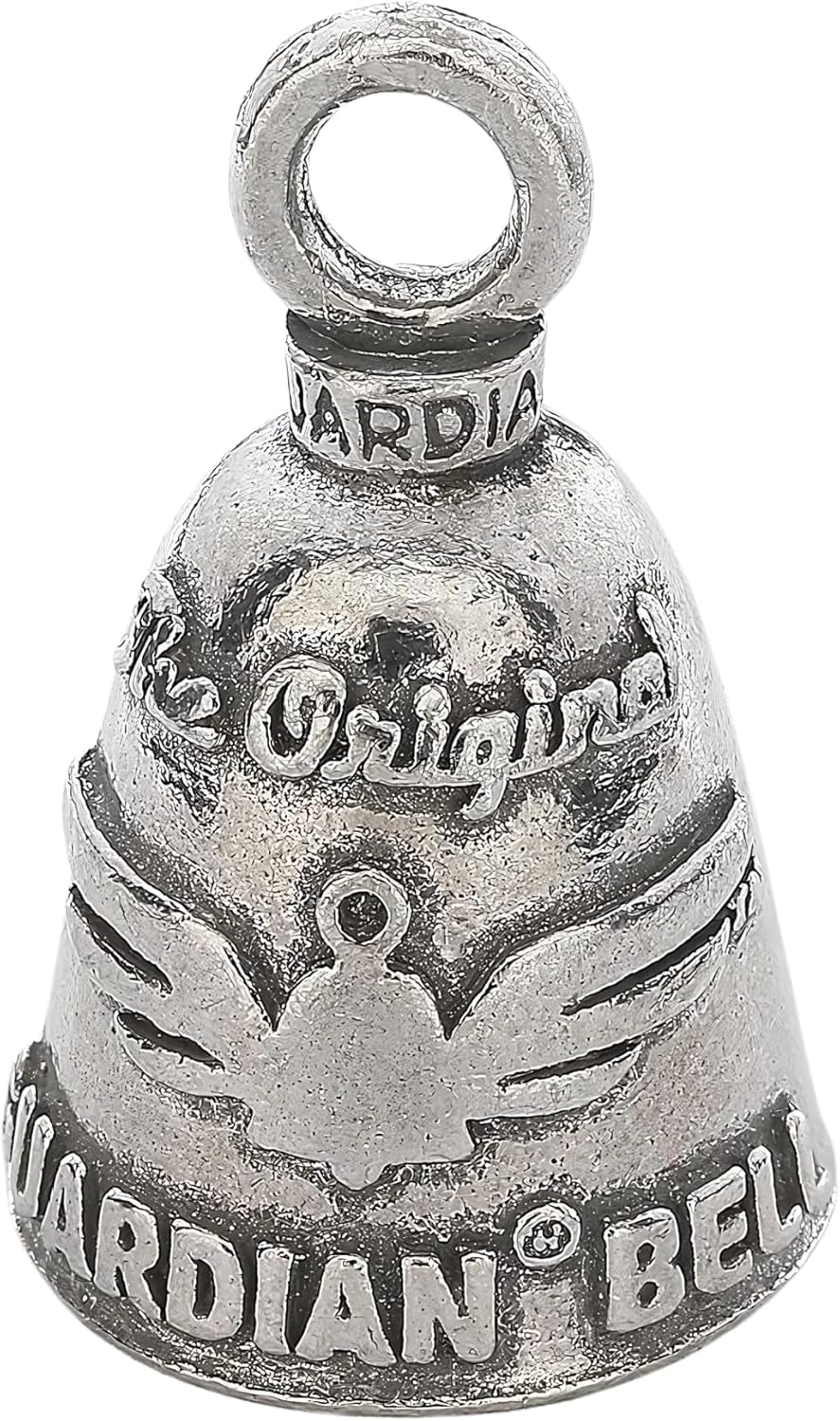 Guardian Bell Original Good Luck Bell with Keyring and Black Velvet Gift Bag