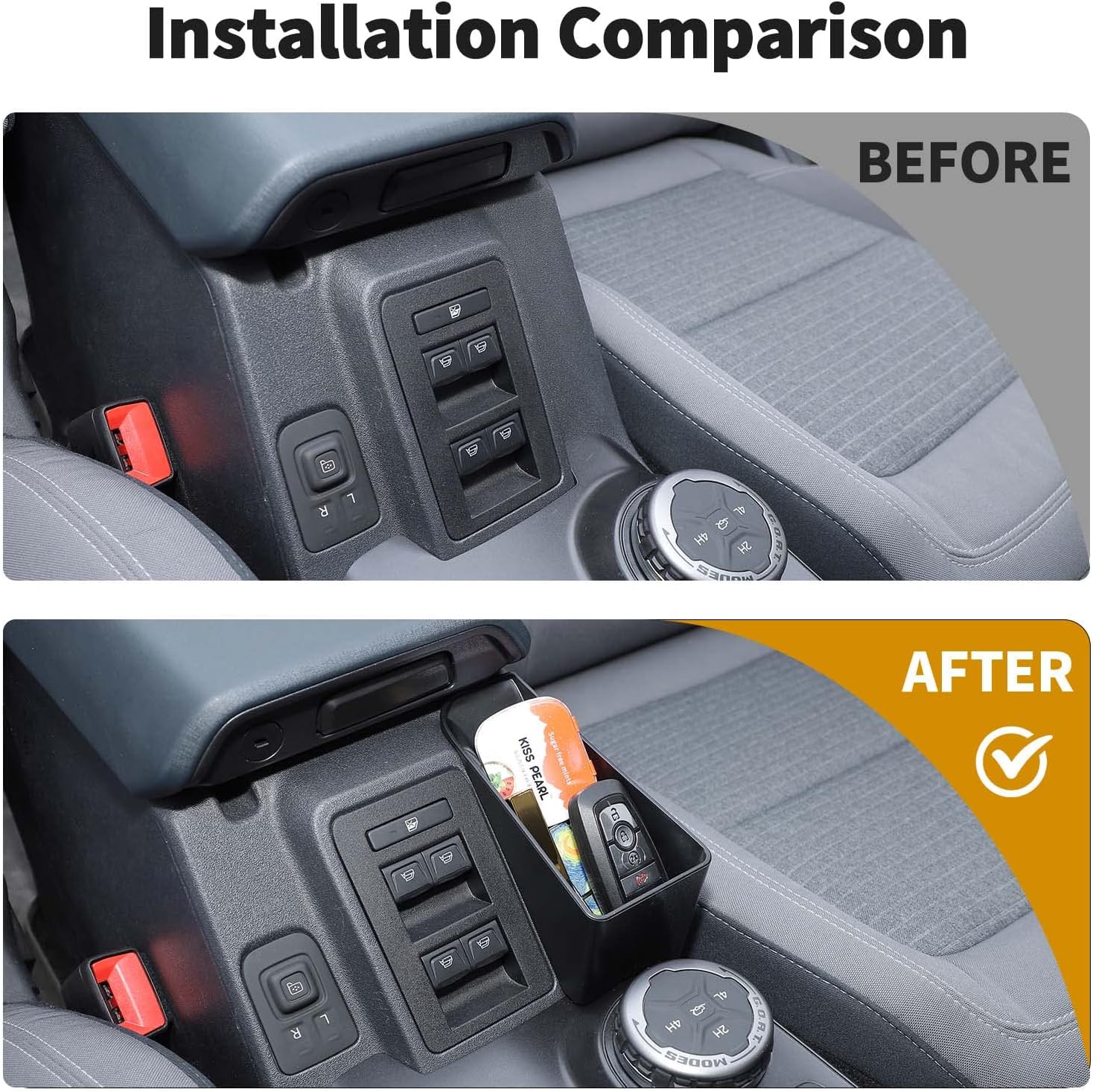 JWWY Bronco Center Console Organizer