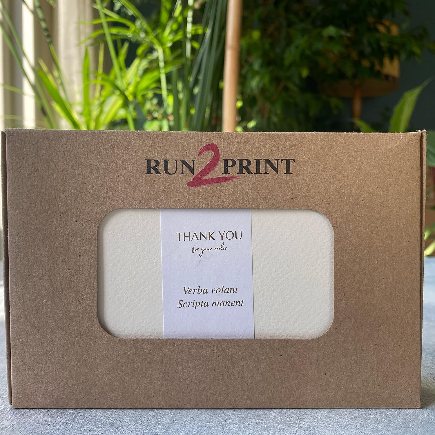 RUN2PRINT 36 Pack Thank You Cards With Envelopes and Foiled Stickers