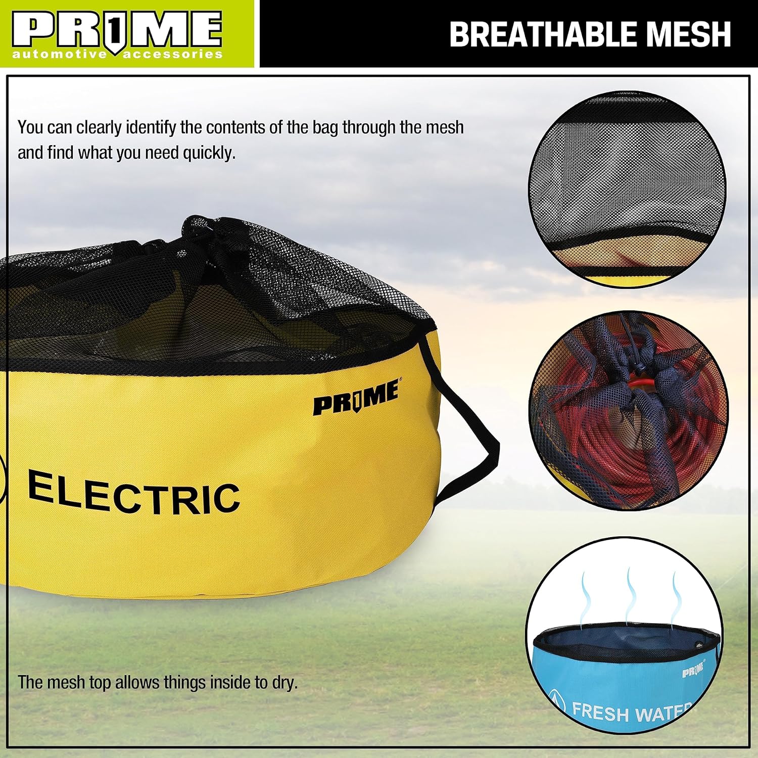 Prime 1 4 Pack Waterproof RV Hose Bags Storage Organizer