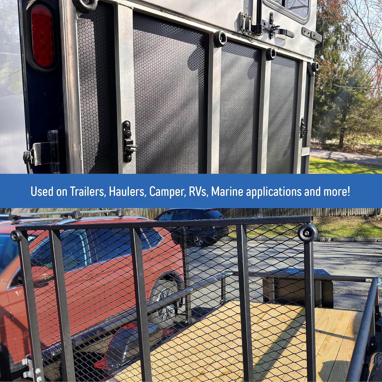 4 Rubber Bumpers for Trailer Ramp Door Replacement