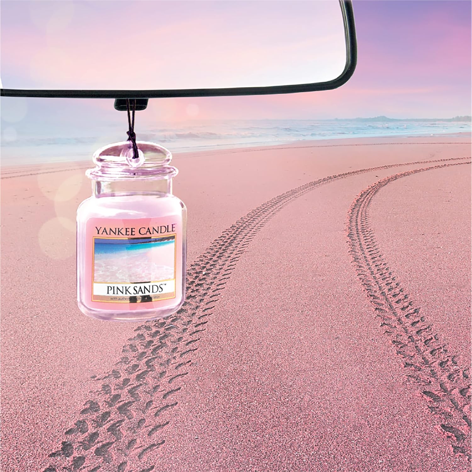 Yankee Candle Car Jar Ultimate Air Freshener Pink Sands