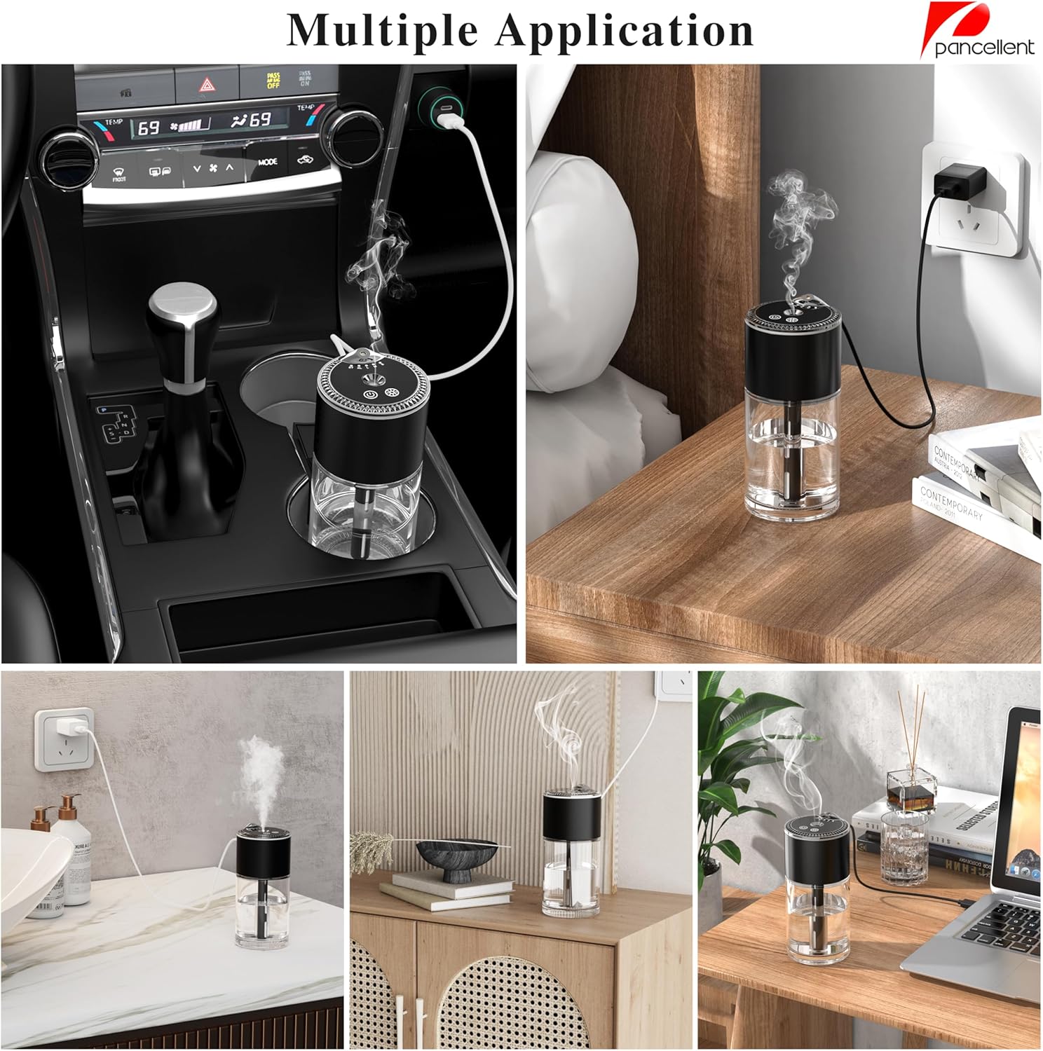 Starry Sky Essential Oil Diffuser for Home and Car