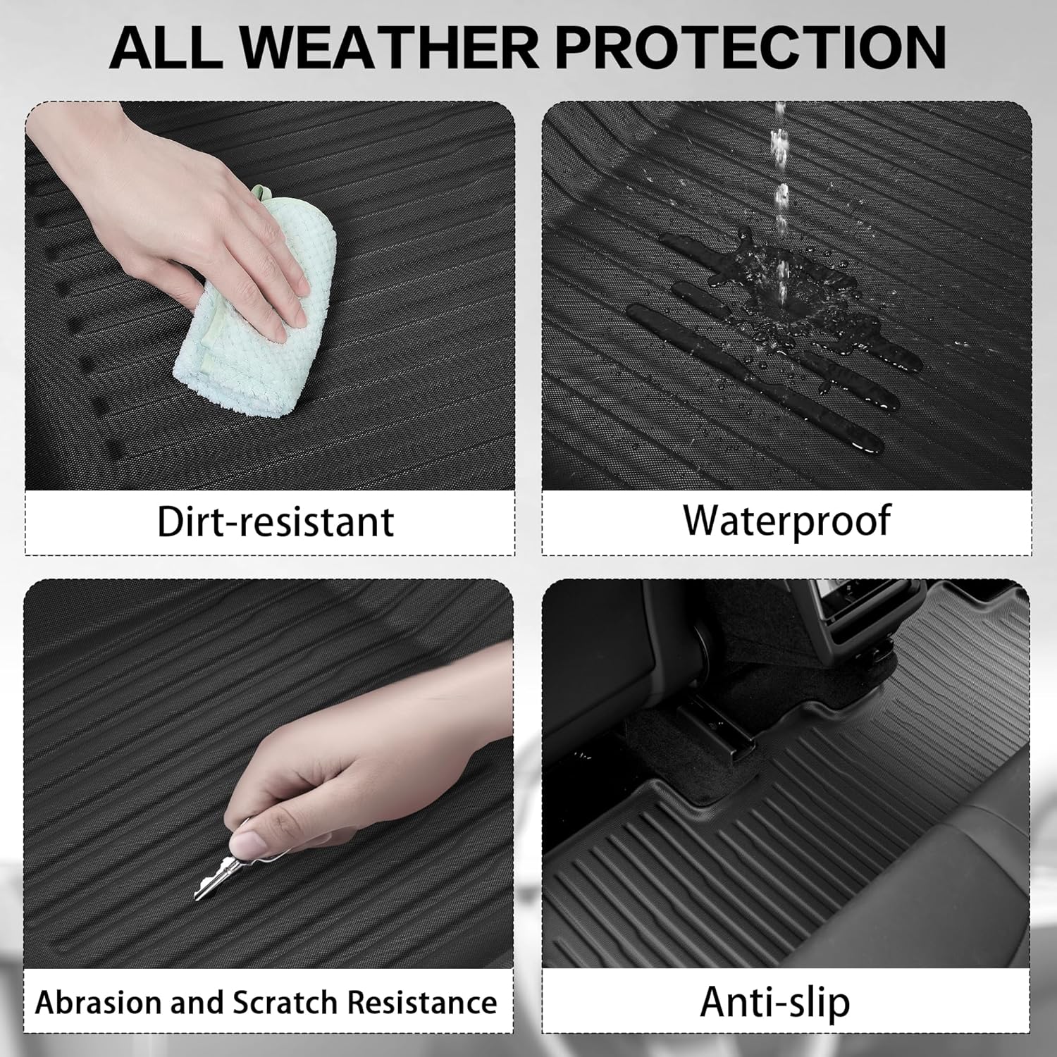 2025 Tesla Model Y Juniper Floor Mats Set of 6