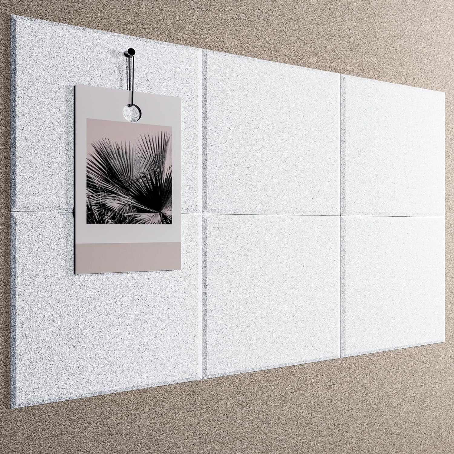 VANCORE 6 Pack Felt Bulletin Boards with Push Pins