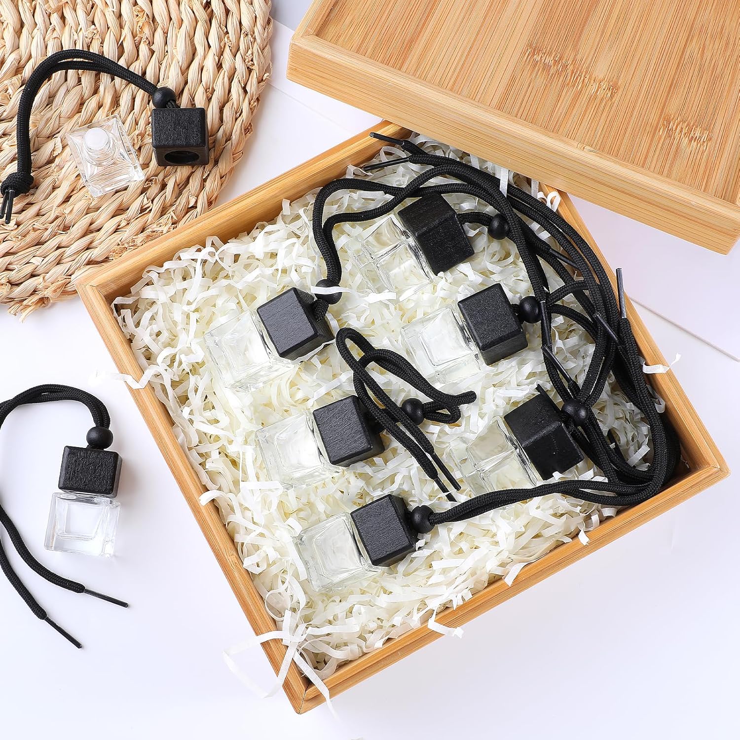 50 Pcs Refillable Car Diffuser Bottles